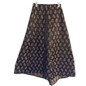 WahMaker Abigail Floral Jacquard Old West Style Skirt - Size Large